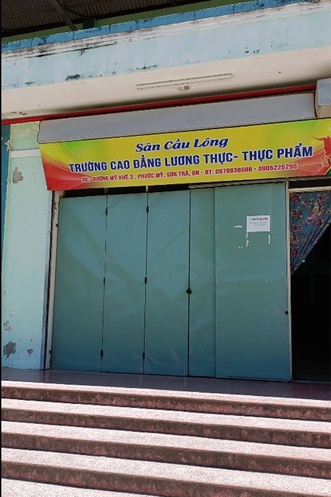 30 Sân Cầu Lông Đà Nẵng - Số điện thoại và địa chỉ cho các bạn học sinh liên hệ 26 san cau long cao dang luong thuc thuc pham