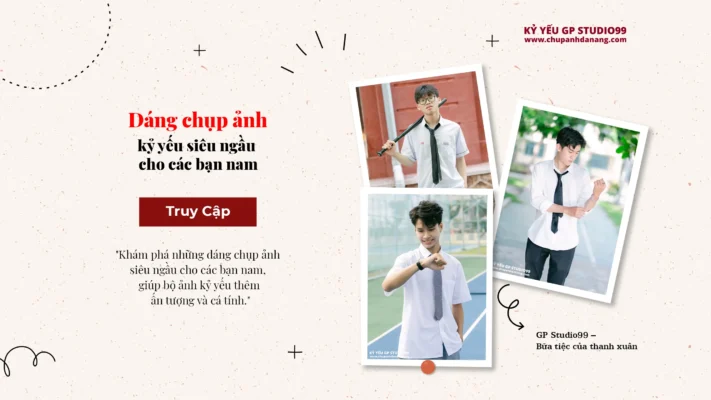 Kỷ yếu Đà Nẵng - Cách tạo dáng kỷ yếu siêu ngầu cho bạn nam 1 Dáng chụp ảnh kỷ yếu siêu ngầu cho các bạn nam