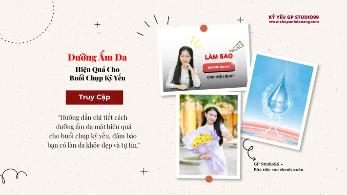 dưỡng ẩm da hiệu quả buổi chụp kỷ yếu