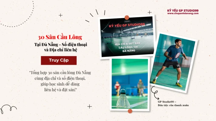 30 sân cầu lông tại Đà Nẵng